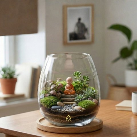 Ananda Oval Terrarium (5 inch)