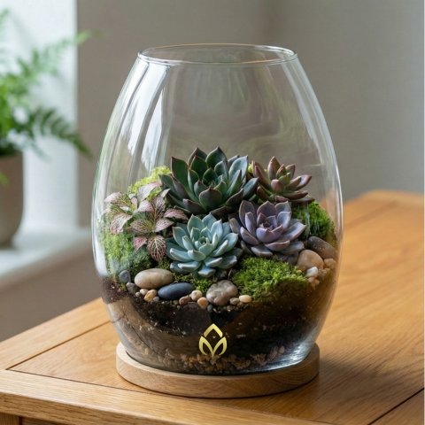 Ananda Oval Terrarium (11 inch)